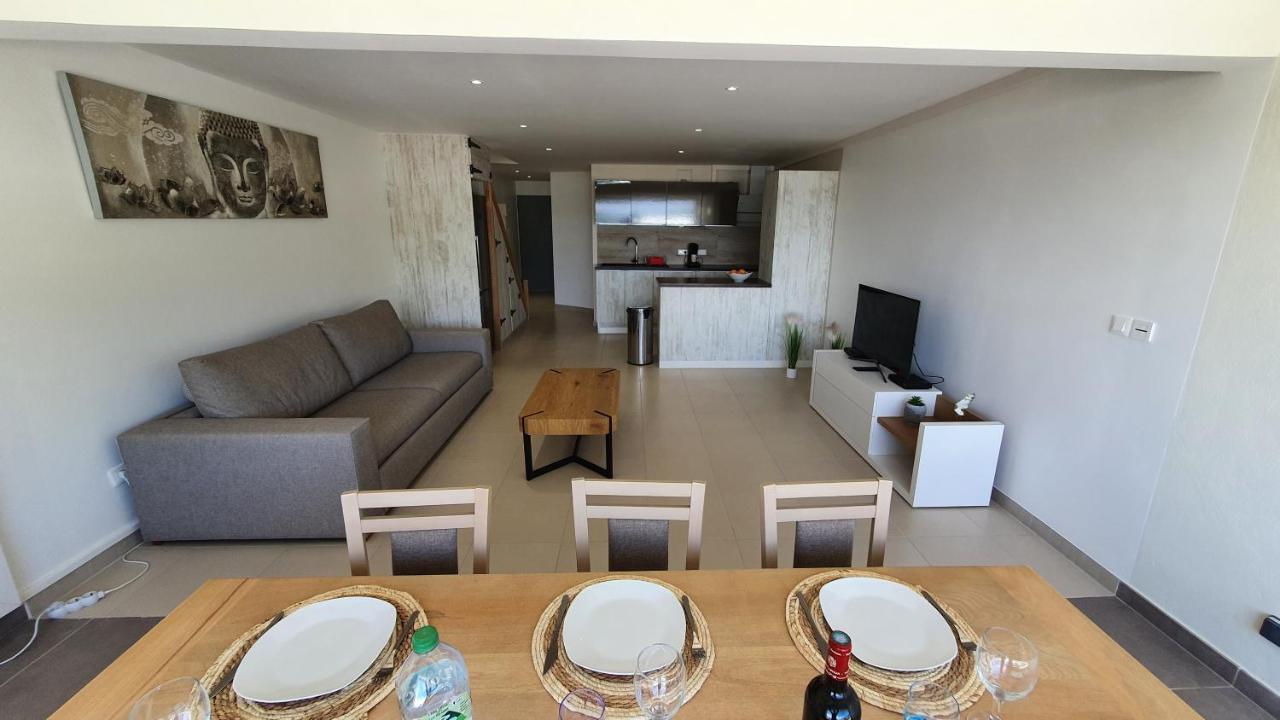 Pinel Superbe Appartement En Residence Vue Mer Cul de Sac Ngoại thất bức ảnh